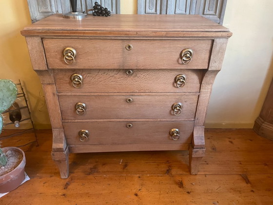 Image 1 of Hollandse Commode Ladenkast Ladenkast eikenhout