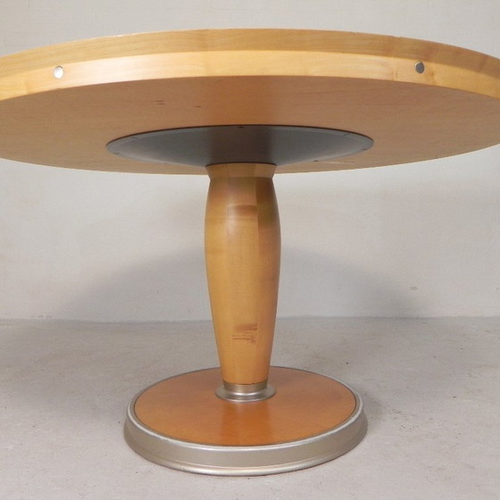 Image 1 of Isa dining table by Chi Wing Lo for Giorgetti, 130 cm, 1990s