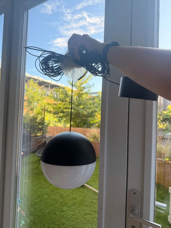 Flos String Light Sphere Pendelleuchte, Schwarz, 12+ Meter Kabel – Pendelleuchten, Glass (photo 5 of 5)