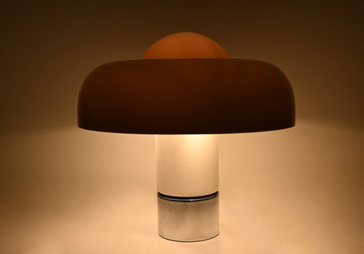 Brumbury Lamp by Luigi Massoni for Harvey Guzzini, 1970s – tafellampen, Metal, Plastic (photo 2 of 15)