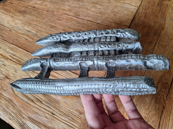 Image 1 of Einzigartiger Türgriff im brutalistischen Stil