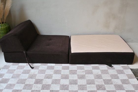 Image 1 of Vintage Rib Armchair - Folding Out To Sleep Armchair