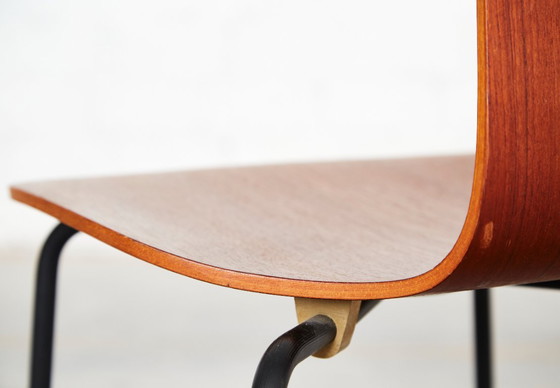 Arne Jacobsen 3103 Hammer Chair voor Fritz Hansen | Set van vier – Eetkamerstoelen, Wood (photo 9 of 20)