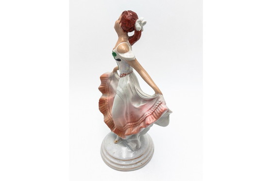 Image 1 of Figur einer Tänzerin von Steatyt, Polen, 1950er/1960er Jahre.