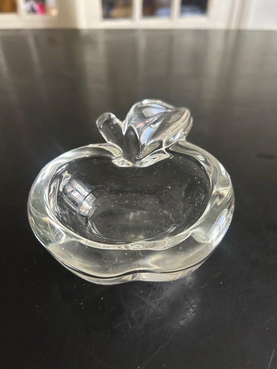 Image 1 of vide poche pomme en cristal 