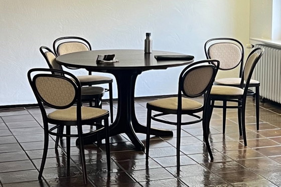 6 sedie Thonet 215 P in legno curvato originali - Vintage – Sedie da pranzo (photo 2 of 6)