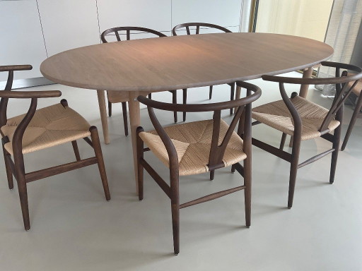 Eettafel Carl Hansen CH338 Eiche Weißöl