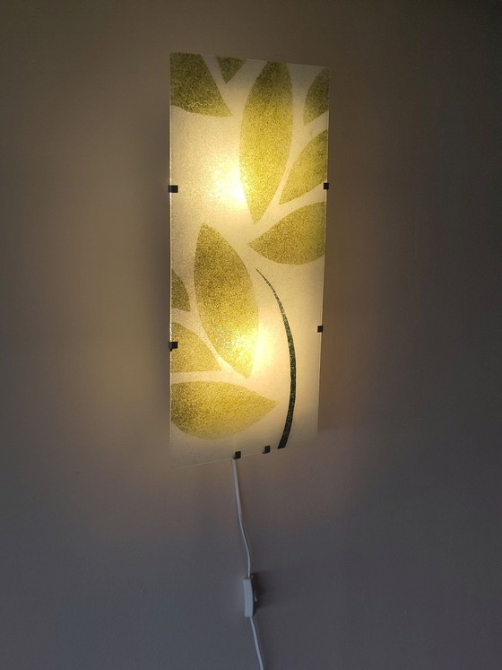 Lampada Ikea anni '90 Gyllen Julia Treutiger, Applique, Metallo, Vetro, Bianco (foto 6 di 13)