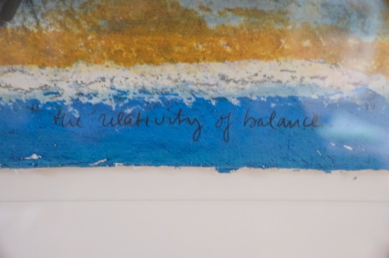 Image 1 of Hans Innemee ""The relativity of balance" | originele zeefdruk