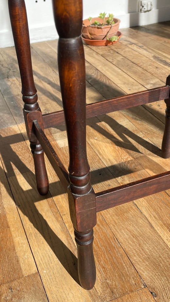 Image 1 of TAFEL Haute CHEVET gedraaid hout stijl