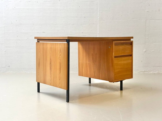 Image 1 of Mid-century desk with linoleum top by Merz Roller, 1960s