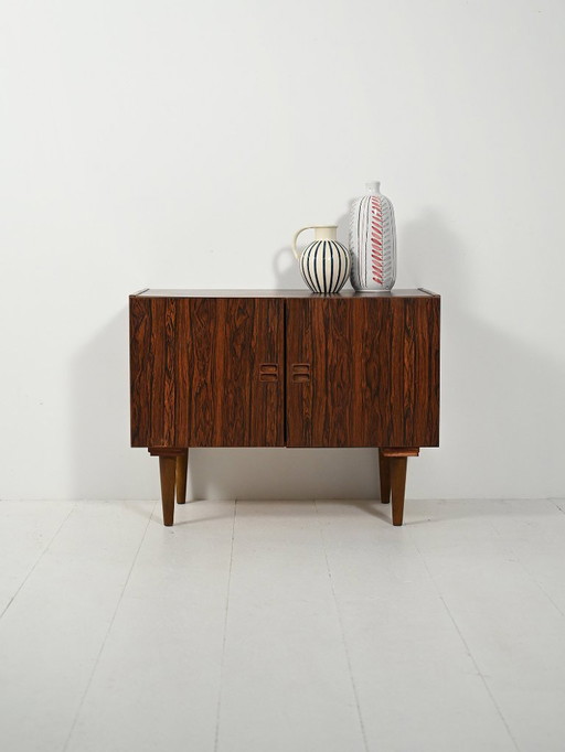 Armario danés Denka, laminado efecto palisandro