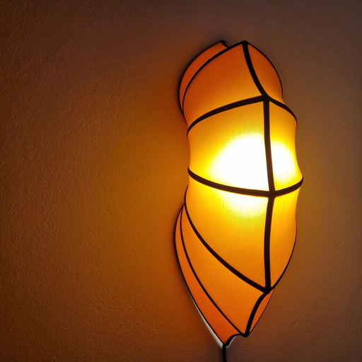 Lampe murale vintage Lampe Cocoon Lampe murale orange Lampe vintage