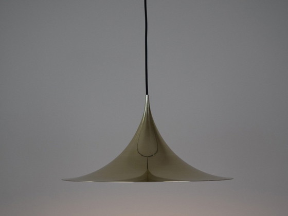 Image 1 of Danish vintage Semi pendant lamp by Bonderup and Thorup, Fog og Morup, 1968
