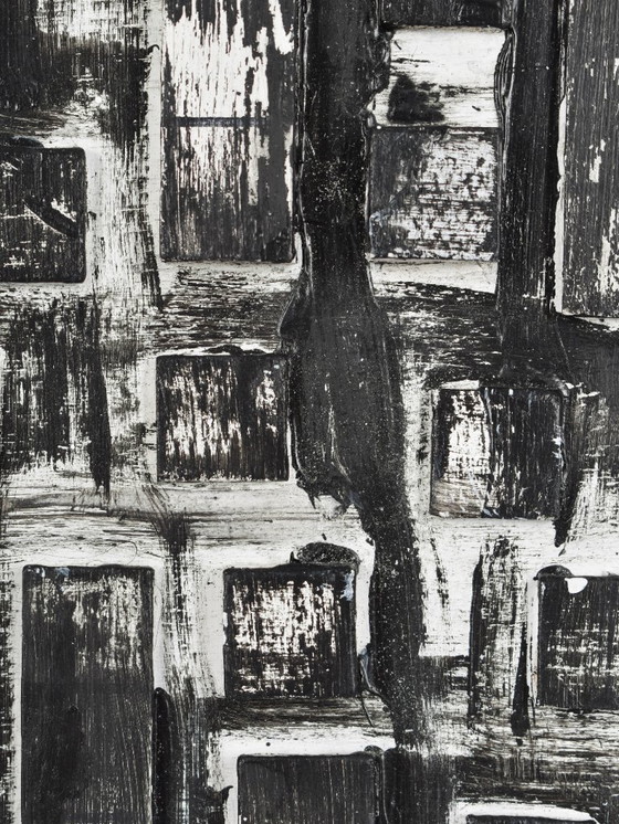 Image 1 of Helen Nieuwendijk (1946) - Esperienza - 2017 - Tecnica mista su pannello - 36 x 36 cm