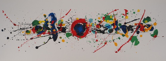 Sam FRANCIS: Armonia di colori, omaggio all'orologio, litografia originale firmata – Litografie e stampe (photo 6 of 8)