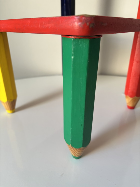 Image 1 of Pierre Sala Hochstuhl im Memphis-Stil