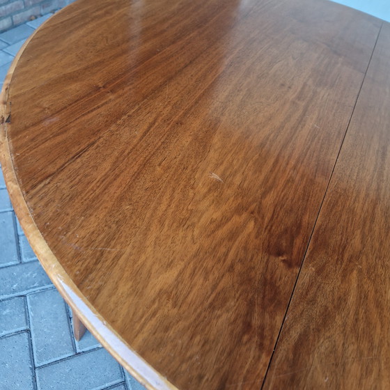 Image 1 of A A Patijn  poly z serie Zijlstra vintage ronde tafel uitschuifbare tafel