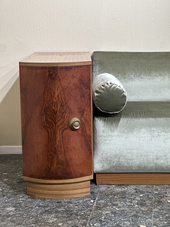 Image 1 of Art Deco Daybed Sofa Bank