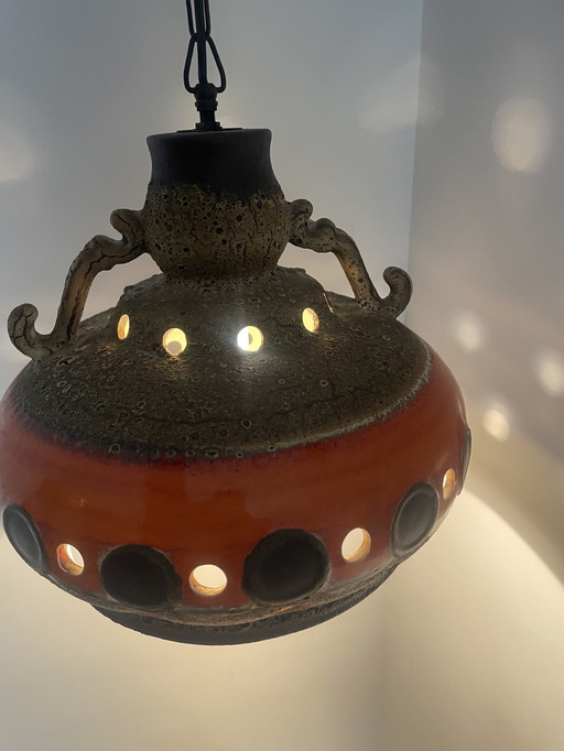 Tolle Fat Lava Pendelleuchte, entworfen und hergestellt von der deutschen Firma Linus Bopp (Limbach)