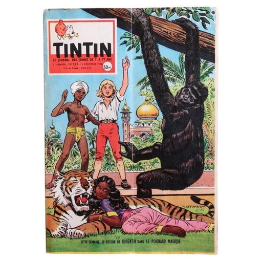 Original Le Journal de Tintin N° 529, 11 décembre 1958 – Tintin au Tibet – 2C41