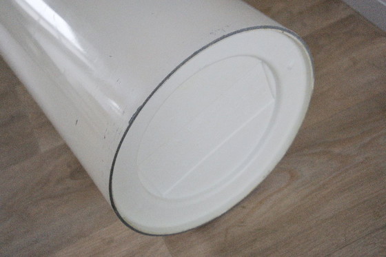 Image 1 of Roger Lecal „Lipstick“ Standspiegel, signiert Chabrières & Cie, Frankreich 1976 – Space Age Design Classic