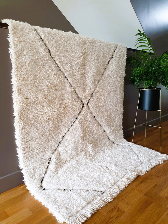Berber rug The art of living in a cozy interior 200/300, Rugs & carpets, Wool, Black (photo 2 of 6)