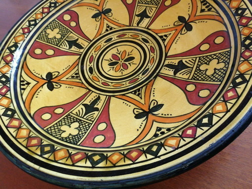 Vintage ceramic plate “SAFI” Morocco signed