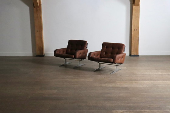 Image 1 of Paire de fauteuils Caravelle par Paul Leidersdorff, Danemark 1965