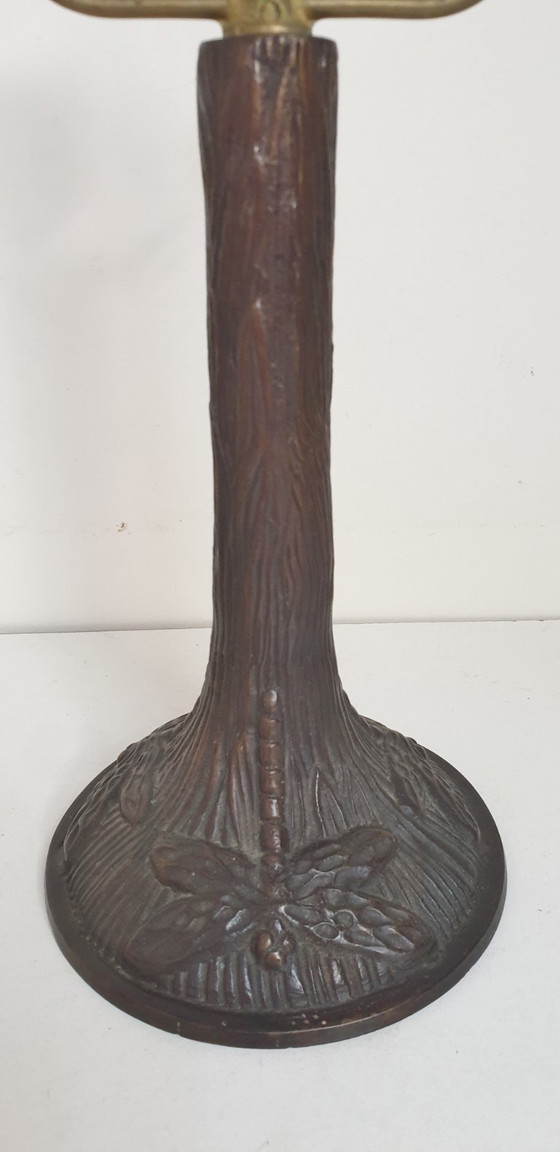 Image 1 of Tiffany table lamp 6 Dragonfly