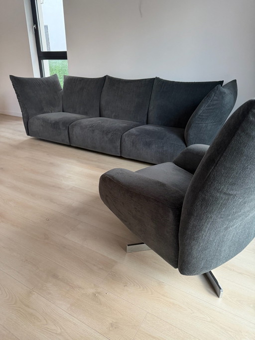 Sofa + 2 Sessel EDRA CHIARA