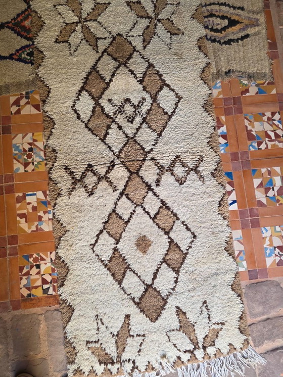 Image 1 of Small vintage Beni Ourain rug 188 x 80 cm