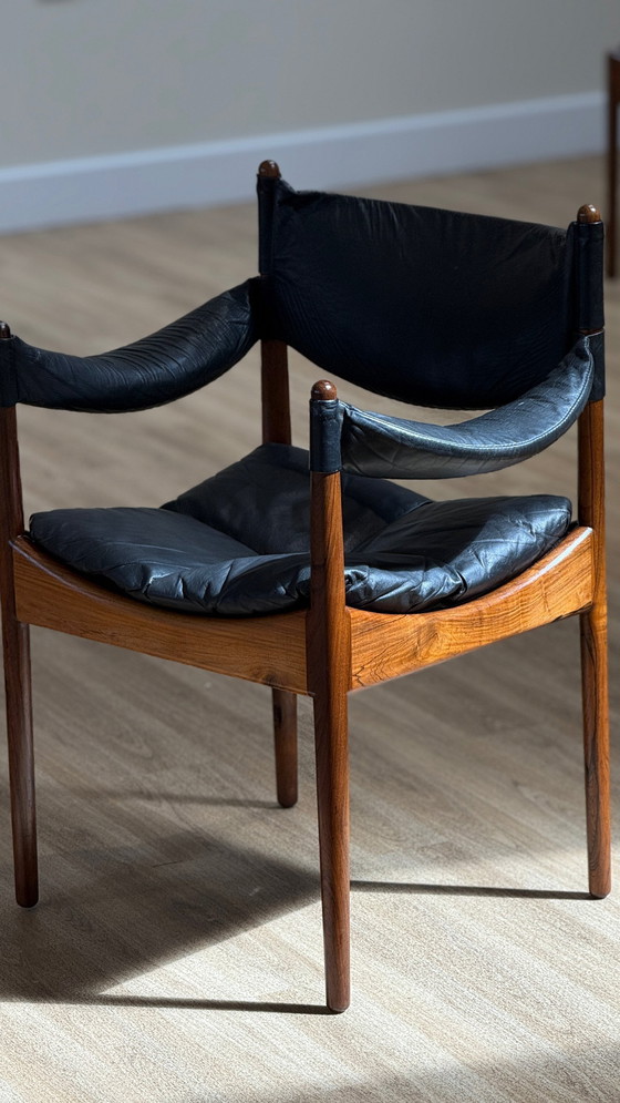 Image 1 of Table et chaises à rallonge pour salle à manger (par Kristian Solmer Vedel)