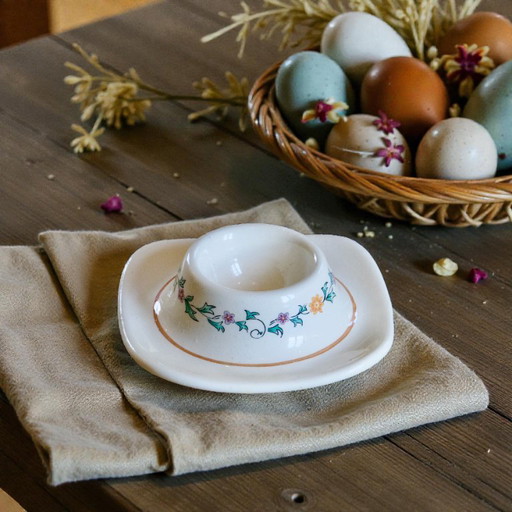 Antique 19th-century egg cup signed St. Clément, Félicie collection