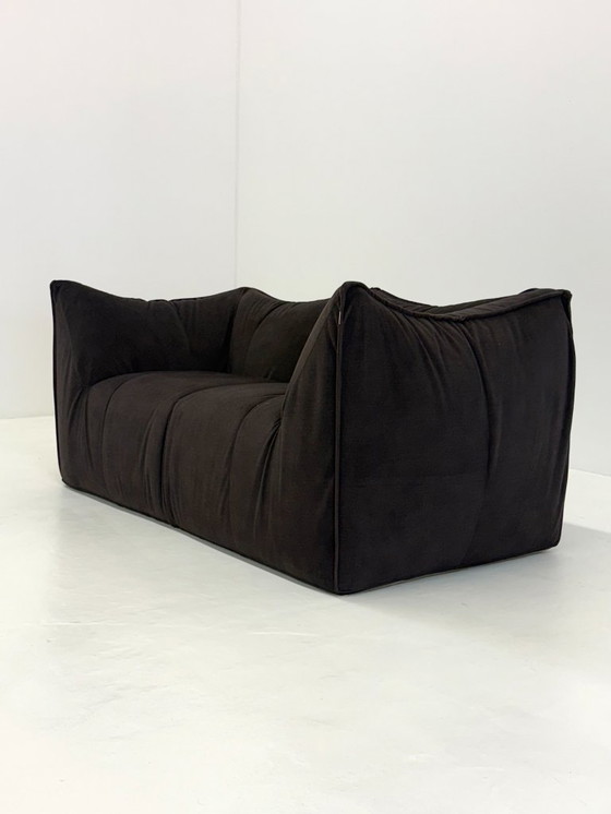 Image 1 of Vintage Bambole sofa in dark brown by Mario Bellini for B&B Italia
