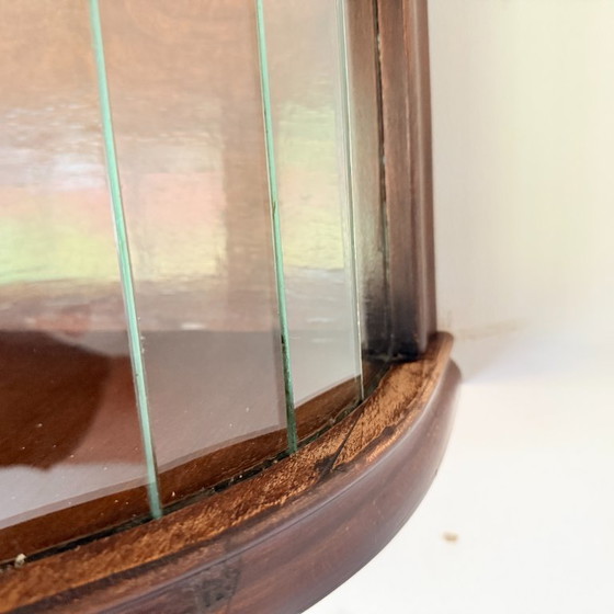 Image 1 of Subtle hanging display case with polished slats