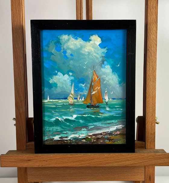 Image 1 of Sailboats at Sea