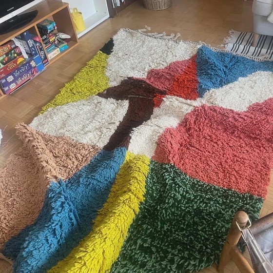 Image 1 of Tapis berbère beni ouraine traditionnel länge 150/350 cm