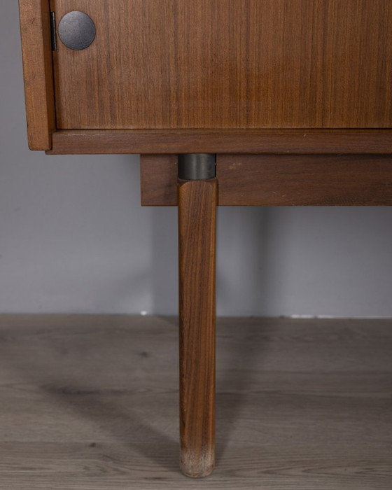 Image 1 of Vintage 1960s wooden highboard, baroque design