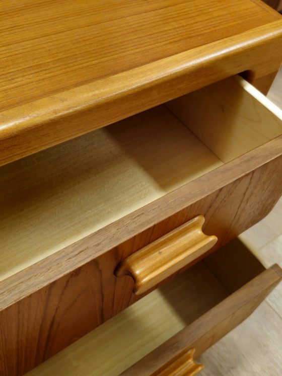 Image 1 of Vintage Silkeborg Danish Chest of Drawers Cabinet Plant Player
