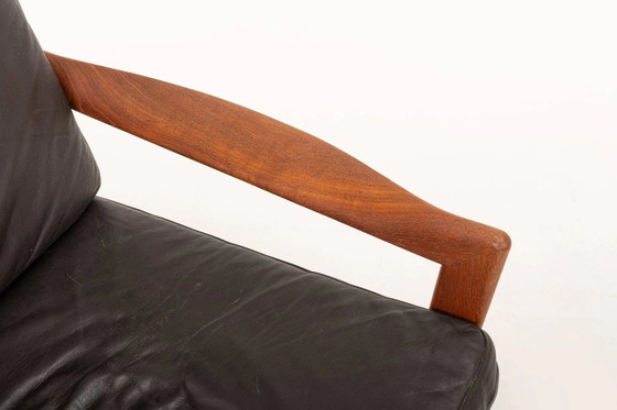 Poltrone vintage di Illum Wikkelsø per Niels Eilersen, anni '60, set di 2 – Leather, Scandinavian (photo 11 of 12)
