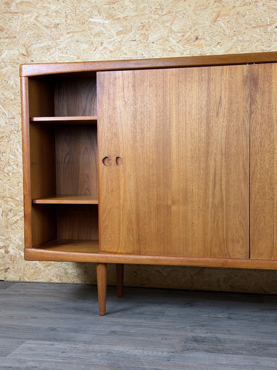 60s 70s Teak Sideboard Highboard H.W. Klein Bramin Danish Modern Design – High Boards, Wood (photo 13 of 20)