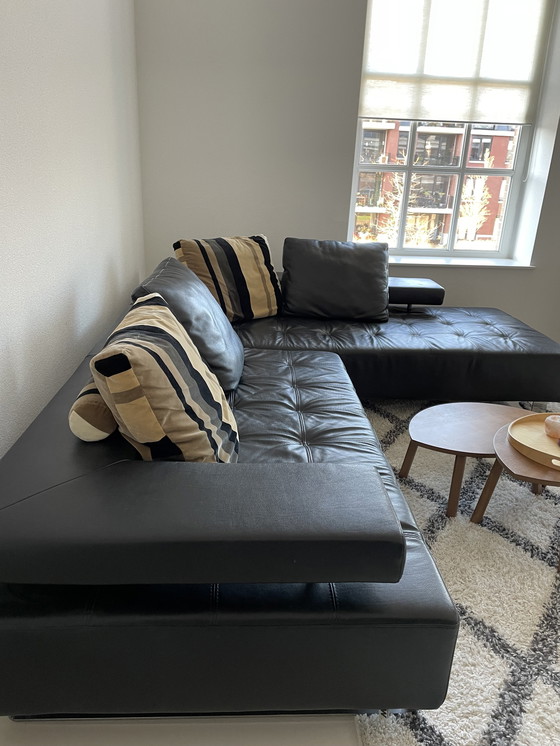 Image 1 of Divano angolare in pelle Montel Chaise Longue