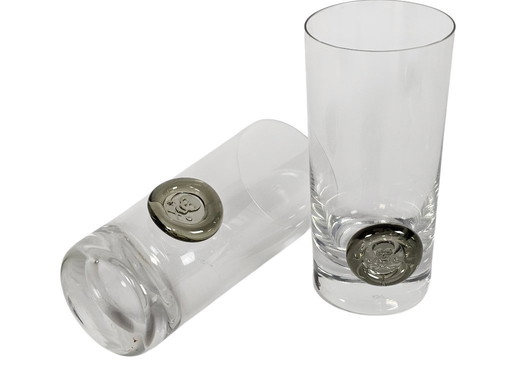 Rosenthal Studio Linie - Bjørn Wiinblad - Sigillo dei pirati - 2 bicchieri - Anni '70