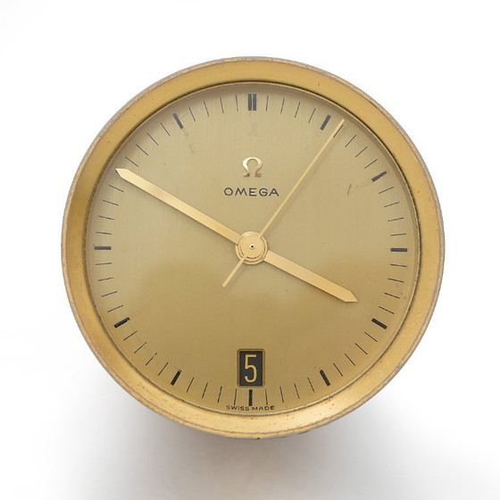 Image 1 of Omega tafelklok, jaren 60
