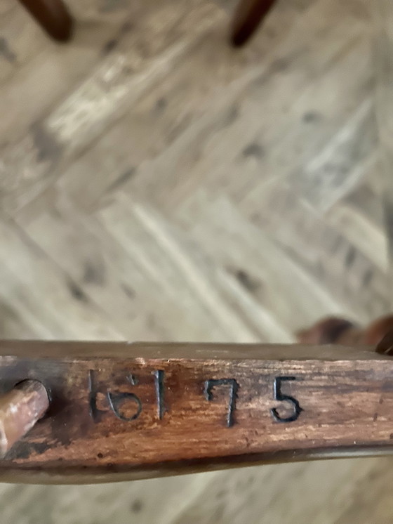 Image 1 of Beautiful Biedermeier chair reupholstered