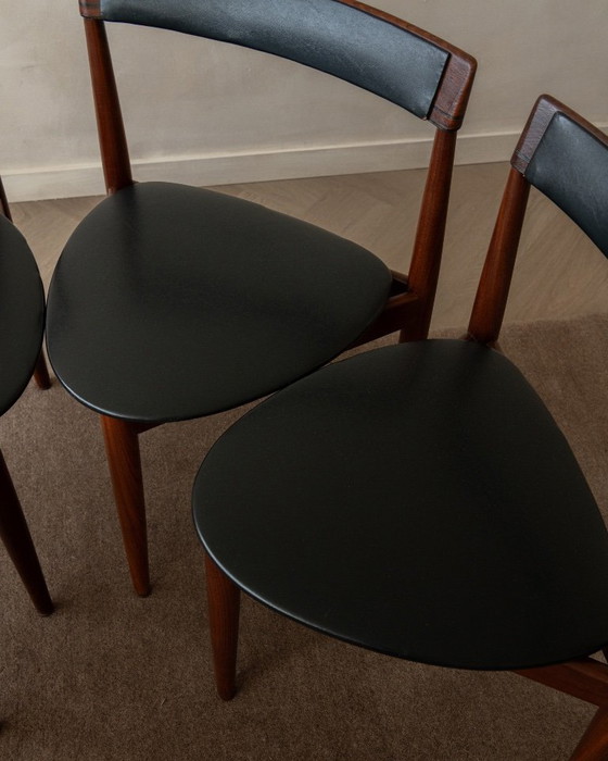 Ensemble de Salle à Manger Roundette Mid Century en Teck par Hans Olsen pour Frem Røjle, 1950s, Set de 5 (photo 15 of 25)
