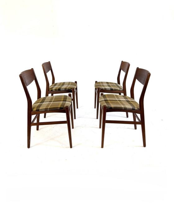 Image 1 of 4x vintage Danish dining chair '60