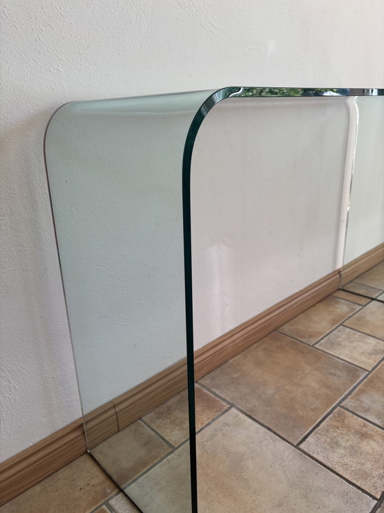 Mesa de cristal italiana – Consolas, Glass (photo 4 of 5)