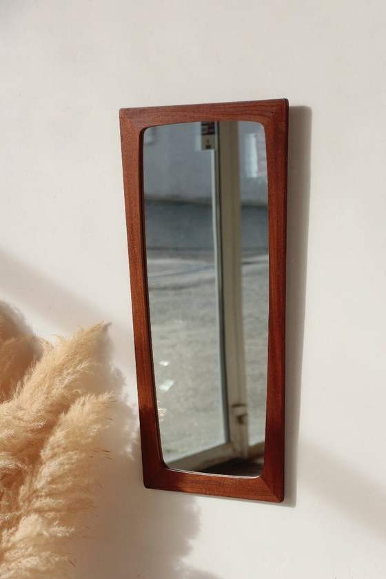Image 1 of Rectangular teak mirror - Vintage - 03.05.24.02